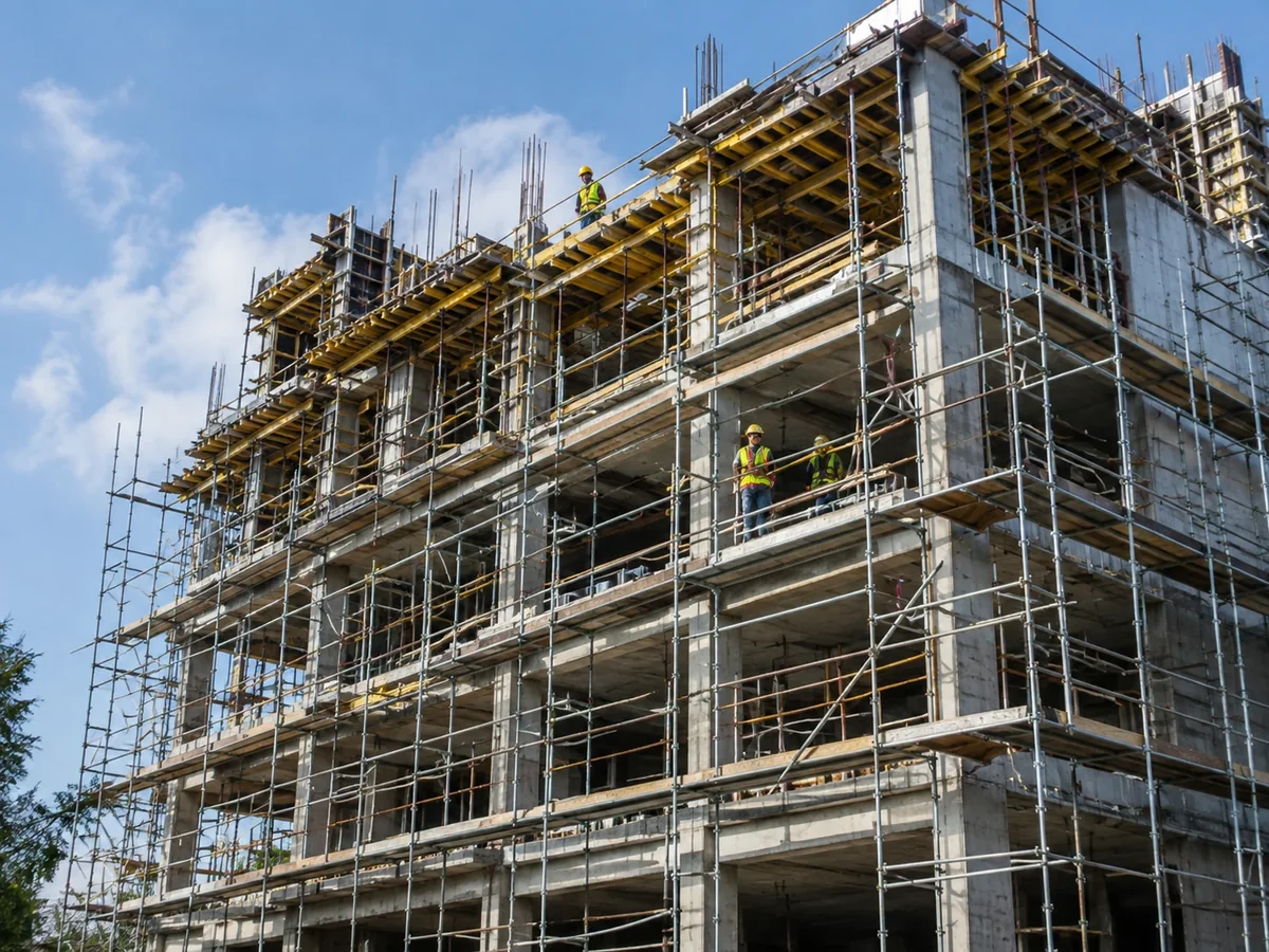 Multi-storey building under construction