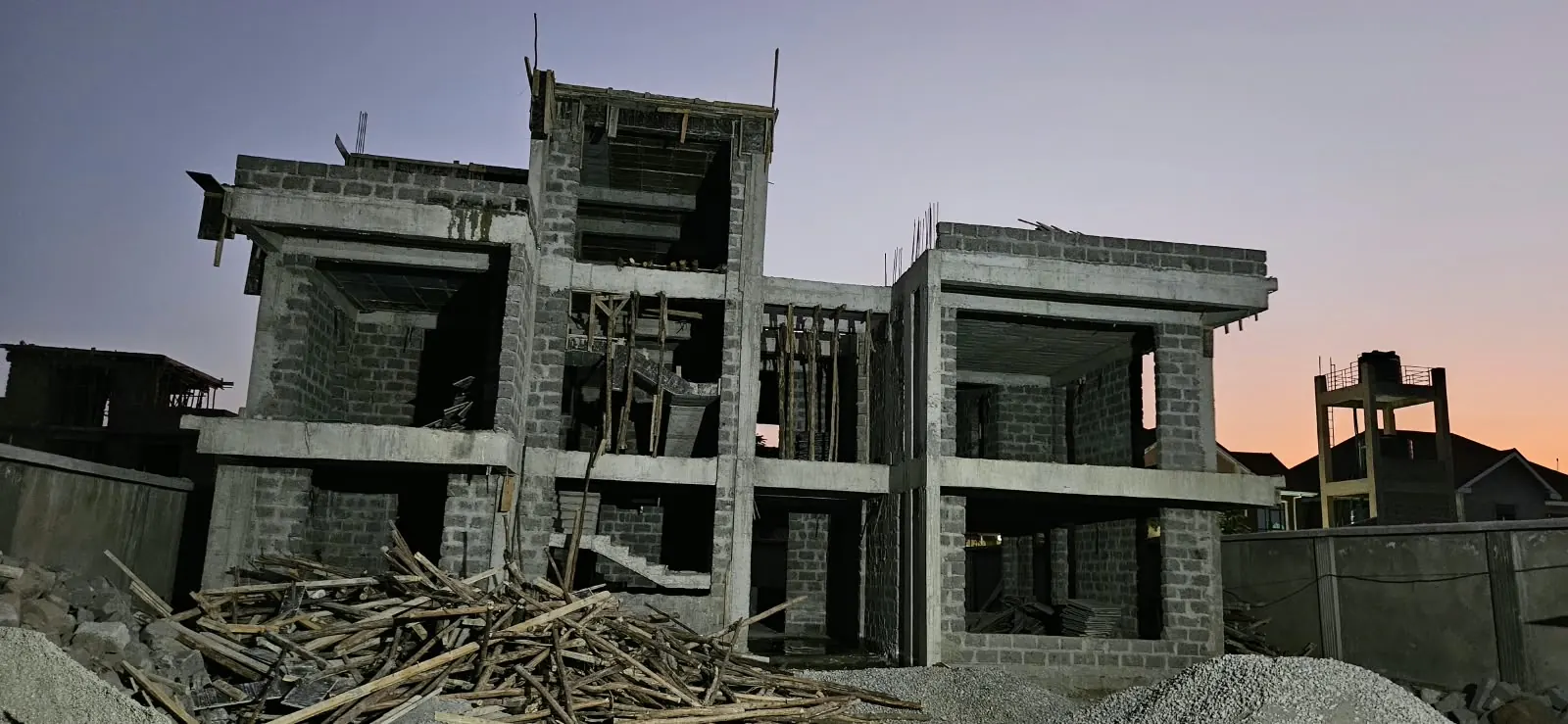 Residential maisonette construction project photo in Juja